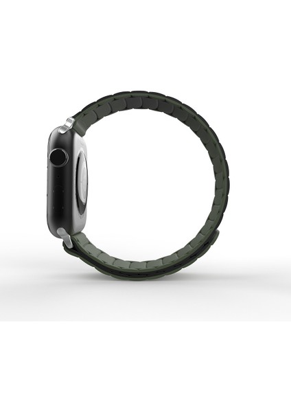 Watch 42MM KRD-122 Silikon Kordon Strap Kayış-Siyah-Turuncu