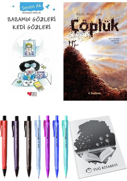 Çöplük ve Babamın Gözleri Kedi Gözleri 2'li Set
