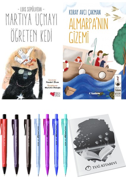Almarpa'nın Gizemi ve Martıya Uçmayı Öğreten Kedi 2'li Set