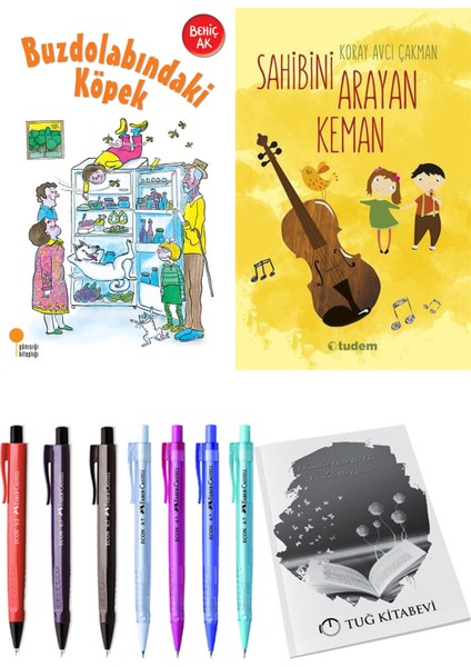 Sahibini Arayan Keman ve Buzdolabındaki Köpek 2'li Set
