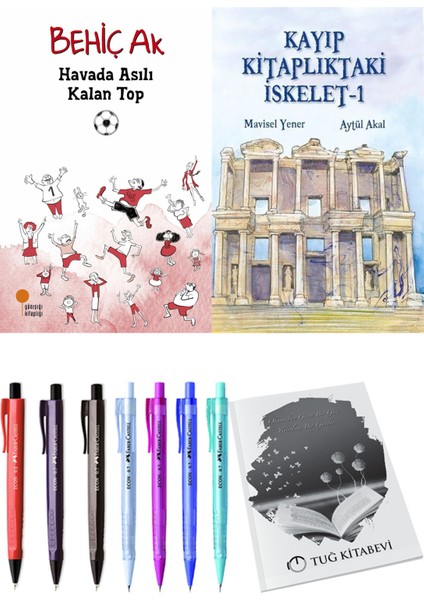 Kayıp Kitaplıktaki Iskelet 1 ve Havada Asılı Kalan Top 2'li Set