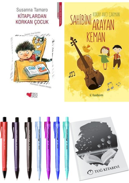 Sahibini Arayan Keman ve Kitaplardan Korkan Çocuk 2'li Set