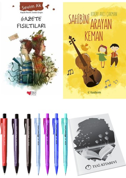 Sahibini Arayan Keman ve Gazete Fısıltıları 2'li Set