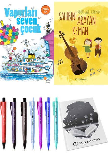 Sahibini Arayan Keman ve Vapurları Seven Çocuk 2'li Set