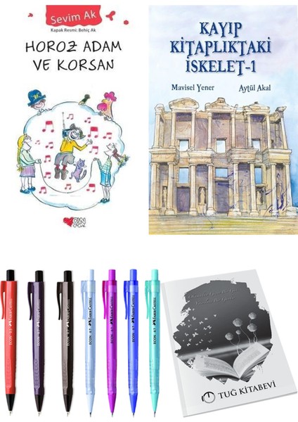 Kayıp Kitaplıktaki Iskelet 1 ve Horoz Adam ve Korsan 2'li Set