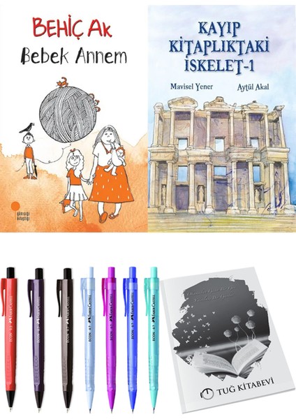 Kayıp Kitaplıktaki Iskelet 1 ve Bebek Annem 2'li Set
