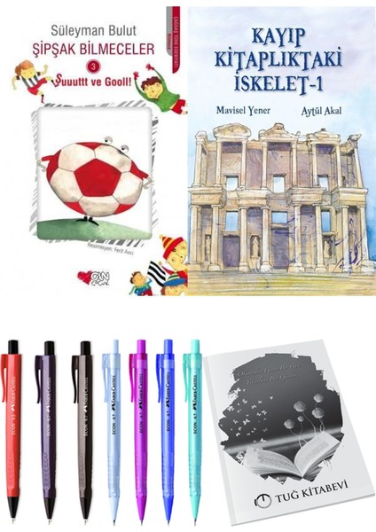 Kayıp Kitaplıktaki Iskelet 1 ve Şipşak Bilmeceler 3 2'li Set