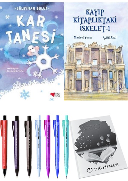 Kayıp Kitaplıktaki Iskelet 1 ve Kar Tanesi 2'li Set