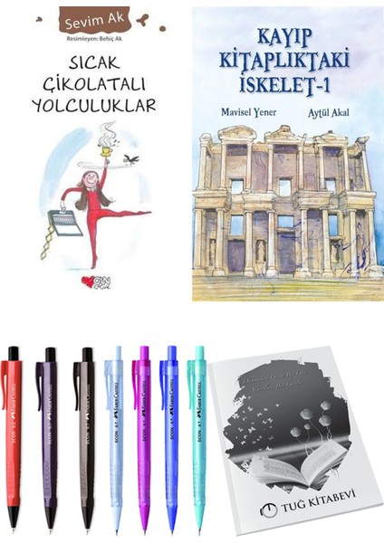 Kayıp Kitaplıktaki Iskelet 1 ve Sıcak Çikolatalı Yolculuklar 2'li Set
