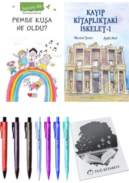 Kayıp Kitaplıktaki Iskelet 1 ve Pembe Kuşa Ne Oldu? 2'li Set