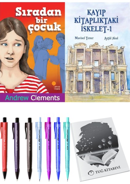 Kayıp Kitaplıktaki Iskelet 1 ve Sıradan Bir Çocuk 2'li Set