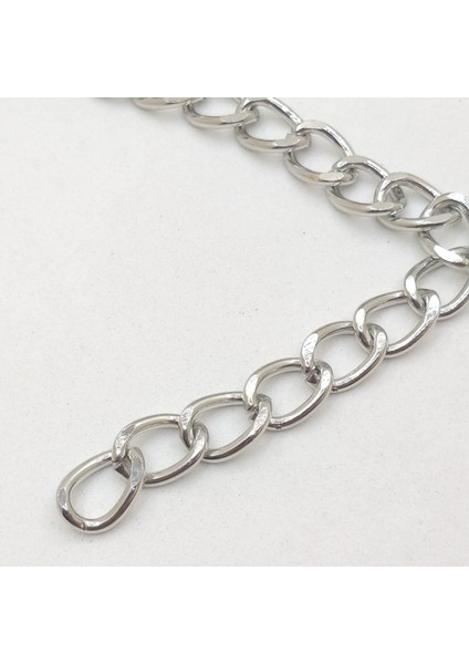 Metal Çanta Zincir 13 mm 1 Metre Gümüş fiyatları