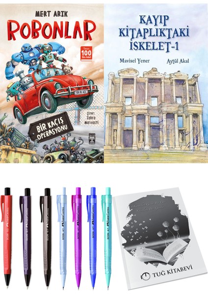 Kayıp Kitaplıktaki Iskelet 1 ve Robonlar Bir Kaçış Operasyonu 2'li Set