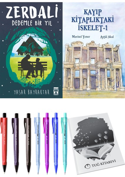 Kayıp Kitaplıktaki Iskelet 1 ve Zerdali Dedemle Bir Yıl 2'li Set