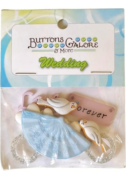 Buttons Galore & More Figürlü Düğme ( Dress It Up Dizayn ) 4414