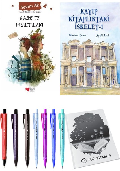 Kayıp Kitaplıktaki Iskelet 1 ve Gazete Fısıltıları 2'li Set