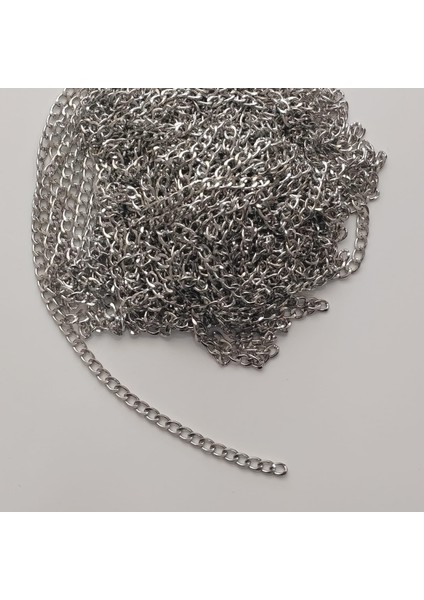 Metal Çanta Zincir 9 mm 1 Metre Gümüş indirimleri