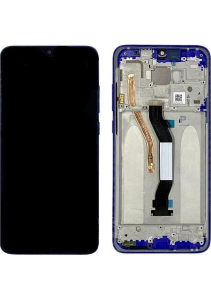 Xiaomi Note 8 Pro Uyumlu Servis (Kasalı) Ekran- Mavi