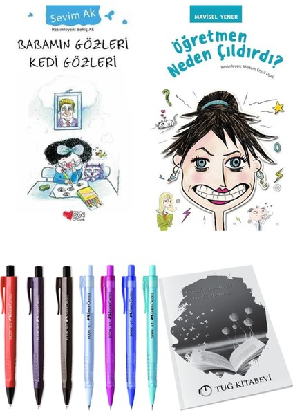 Öğretmen Neden Çıldırdı? ve Babamın Gözleri Kedi Gözleri 2'li Set