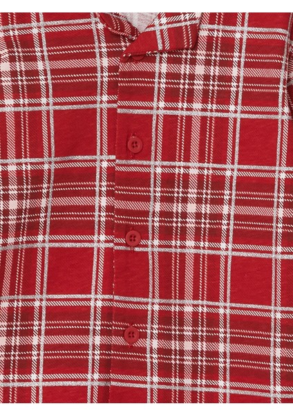 Lcw Kids Polo Yaka Yılbaşı Temalı Kız Çocuk Pijama Takım