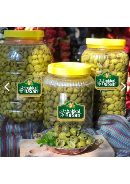 - Yeşil Zeytin Antep Çekirdeksiz Tatlandırılmış Taş Kırma