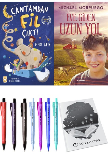 Eve Giden Uzun Yol ve Çantamdan Fil Çıktı 2'li Set