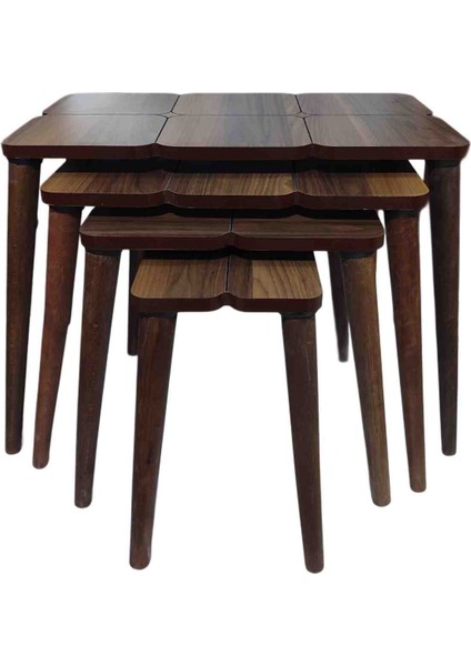 Dörtlü Zigon Sehpa modelleri