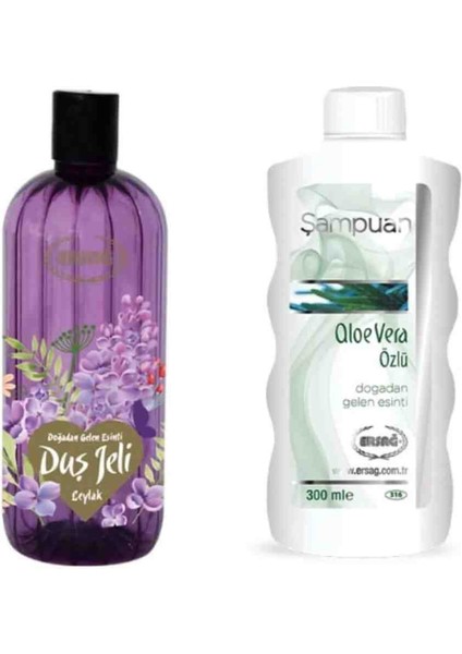 Leylak 500ml Duş Jeli+ Aloe Vera Özlü Şampuan 300 ml