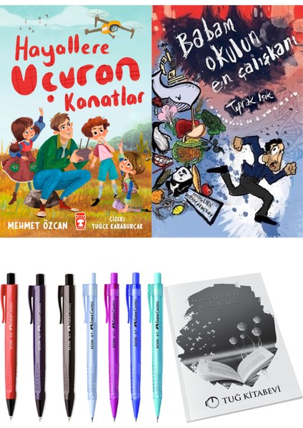 Babam Okulun En Çalışkanı ve Hayallere Uçuran Kanatlar 2'li Set