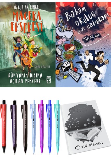 Babam Okulun En Çalışkanı ve Gelecek Ekspresi Dünyanın Dışına Açılan Pencere 2'li Set
