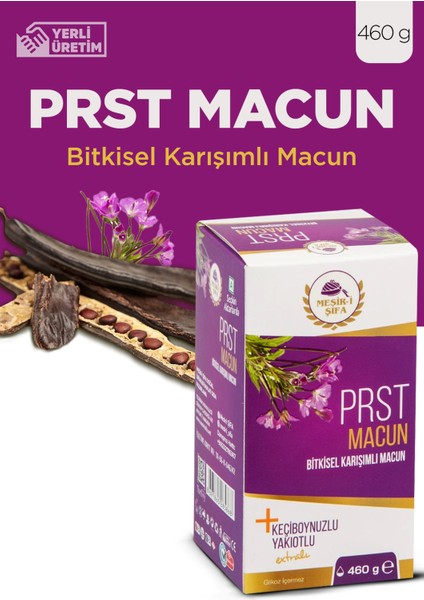 Prst Macunu Keçiboynuzlu Yakıotlu Ekstralı Prst Macunu 460 gr