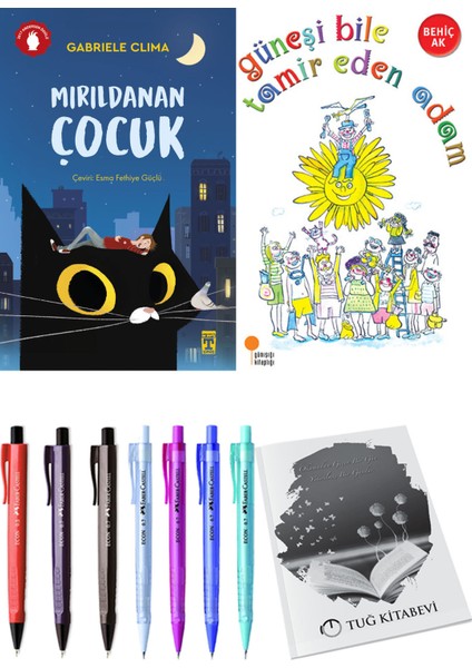 Güneşi Bile Tamir Eden Adam ve Mırıldanan Çocuk 2'li Set