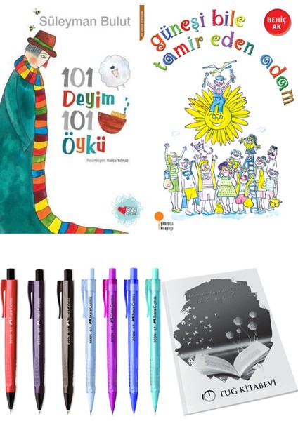 Güneşi Bile Tamir Eden Adam ve 101 Deyim 101 Öykü Süleyman Bulut 2'li Set