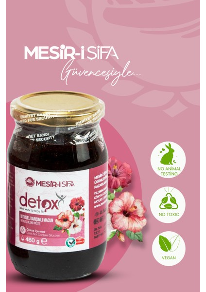 Mesir-i Şifa Detox Macunu Bitkisel Karışımlı Detoks Form Macun 460 gr