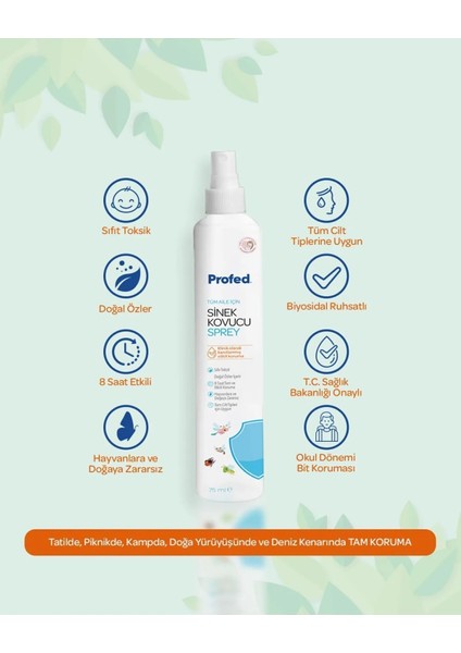 Baby Doğal Sinek Kovucu - Kene ve Bit Türev Sprey 75ML (Anne ve Bebekler Için) (3 Lü Set) modelleri