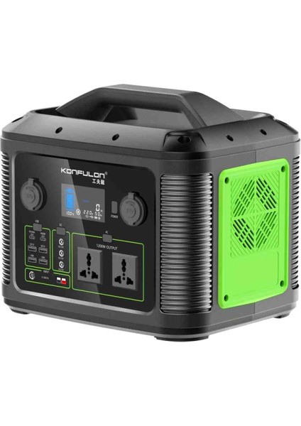 Çoklayıcı 315.000 Mah 1200W Güçlü Taşınabilir Güç Kaynağı Kamp ve Doğa Için Ideal