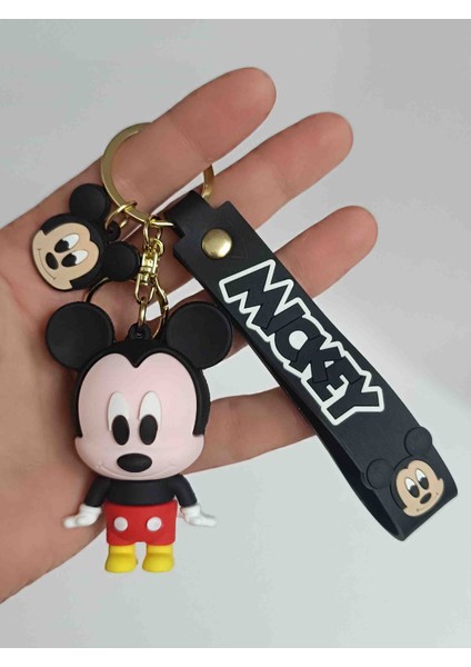 Anahtarlık Mickey Mouse 3D Silikon