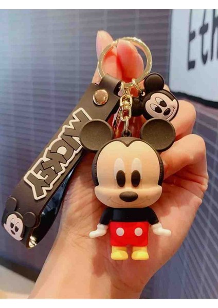 Anahtarlık Mickey Mouse 3D Silikon