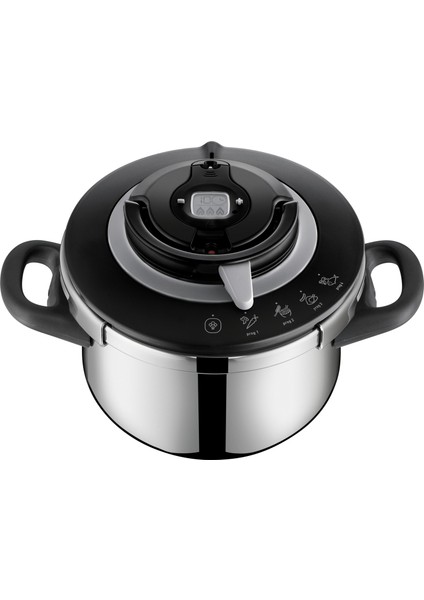 P4550632 Clipso+ Chef 4.5 Litre 4 Pişirme Programlı Düdüklü Tencere - 1510002661