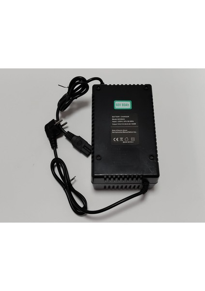 - E-Bıke Şarj Aleti - 60V / 80 Amper - Devre Kesicili - 3 Tekerlekli 5 Akülü Için- fiyatları