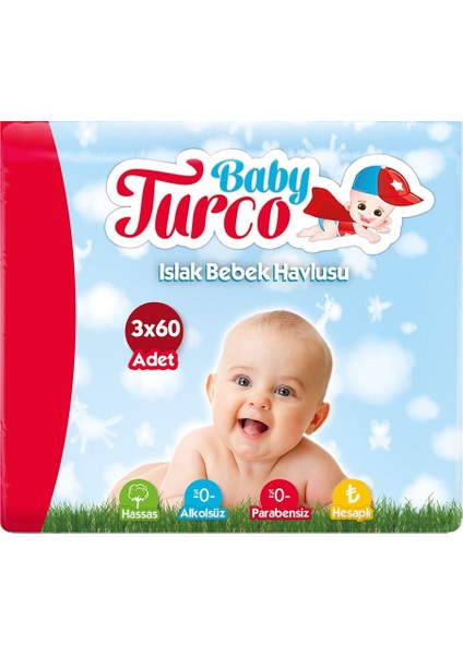 Islak Havlu Mendil Klasik (36 Lı Set) 60 Yaprak Plastik Kapaklı (12PK*3) fiyatları