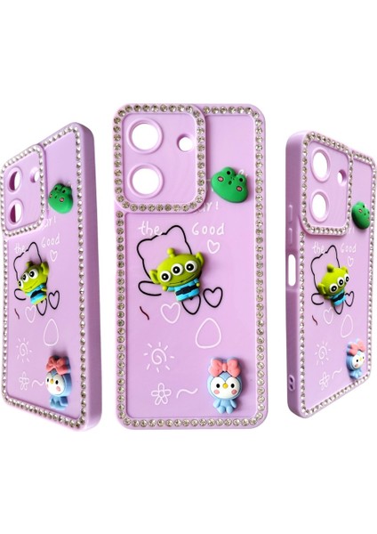 Redmi 13C Emoji Kabartmalı ve Taşlı Koruyucu Kılıf fiyatları