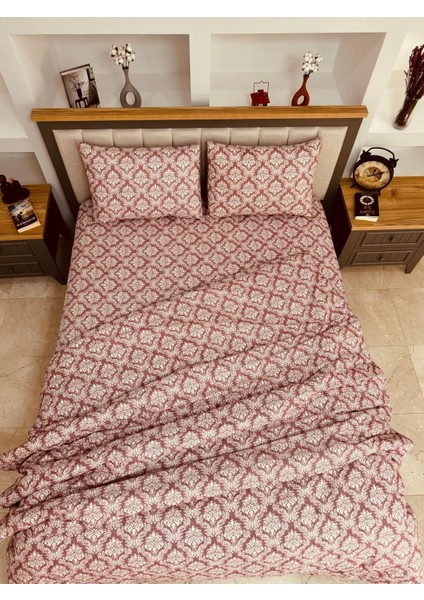 Çift Kişilik Nevresim Takımı Ottoman Serisi Mürdüm Desenli fiyatları