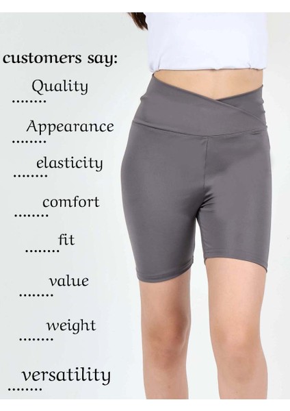 Kız Çocuk Yüksek Bel Kruvaze Kemer, Biker, Koşu, Yürüyüş, Spor, Atletik, Egzersiz, Fittness Kısa Tayt modelleri