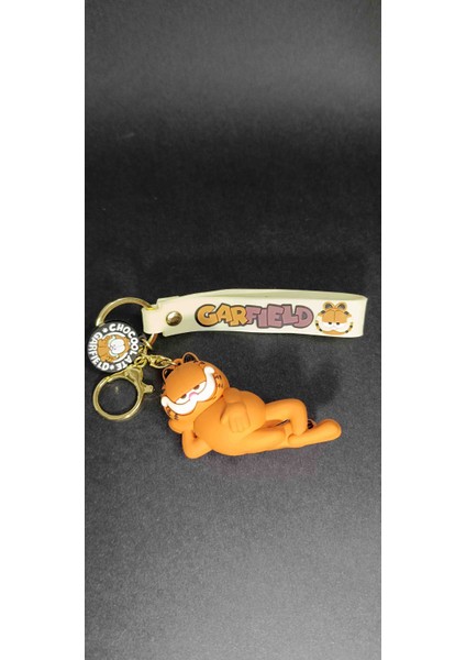 Anahtarlık Garfield Büyük Boy 3D Silikon