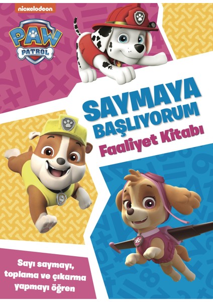 Paw Patrol Saymaya Başlıyorum Aktivite Kitabı