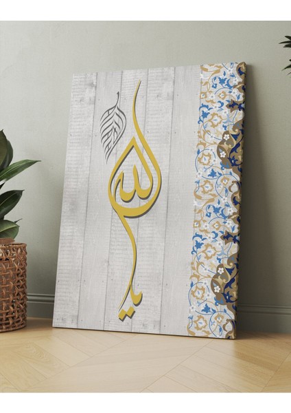 Ya Allah Dini Islami Hat Kanvas Tablo ( 7 Farklı Ölçü ) fiyatları