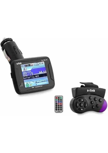 Sl-Fm-18, 2gb Mp4 Sd / USB Destekli Fm Transmitter