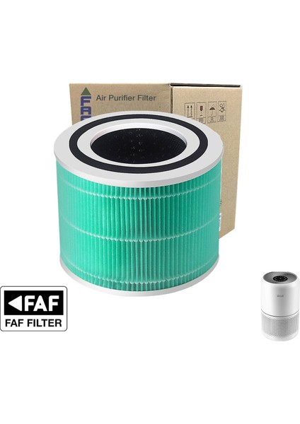 Faf Yeşil Formaldehit Hepa 14 Filtre Levoit Core 300 Filtre ile Uyumlu