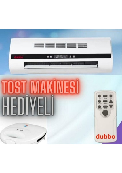Klimat dubbo ptc Rosse Isıtıcı,serınletici Uzakdan Kumandalı,Duvar Tipi+HEDİYELİ